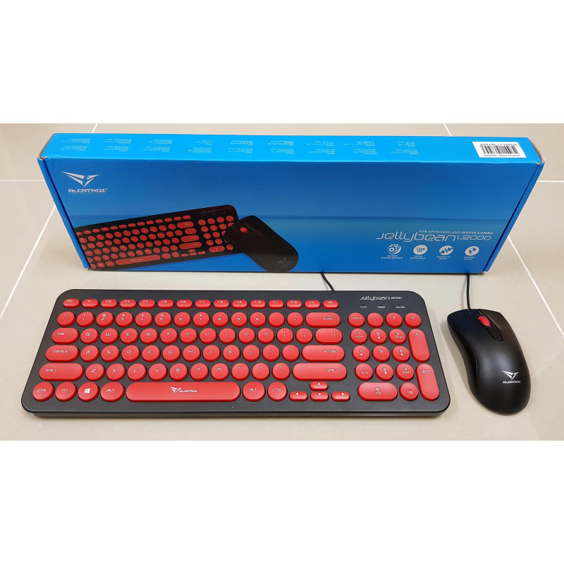 KEYBOARD MOUSE ALCATROZ JELLYBEAN U2000