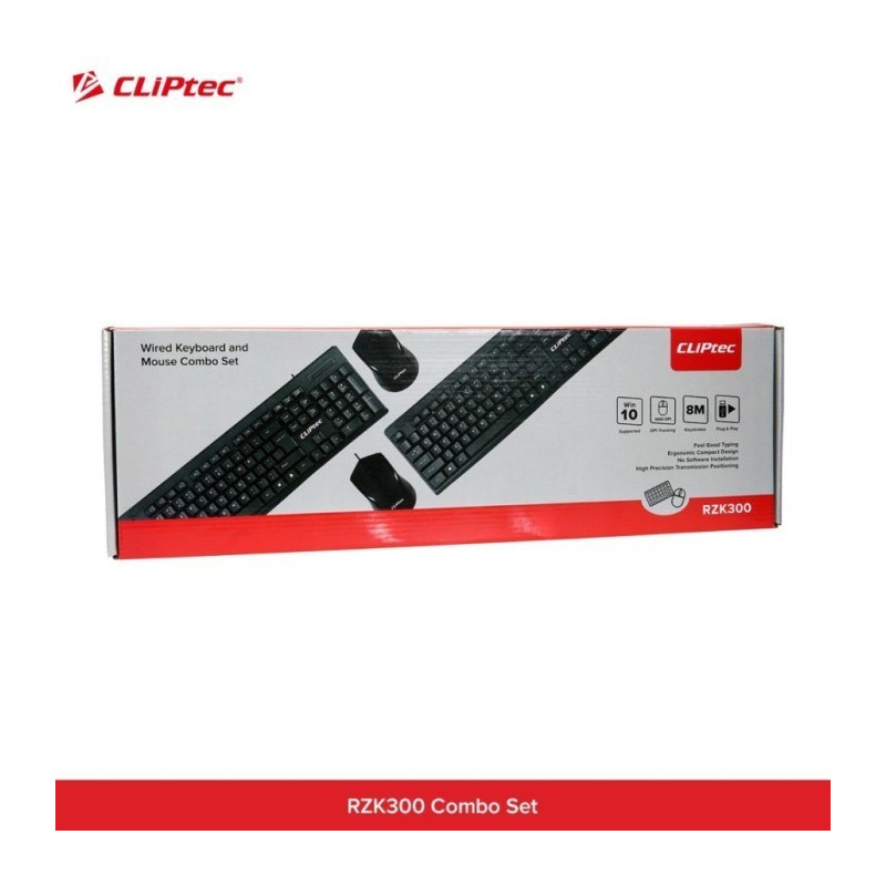 KEYBOARD MOUSE CLIPTECH RZK300