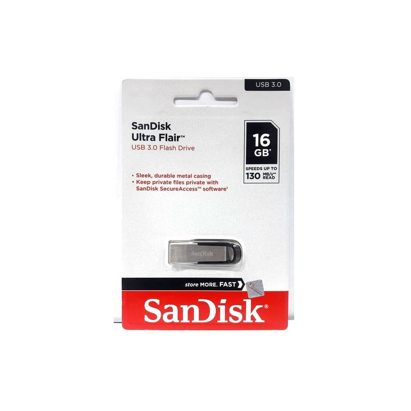 FD SANDISK 16GB 3.0 ULTRA FLAIR