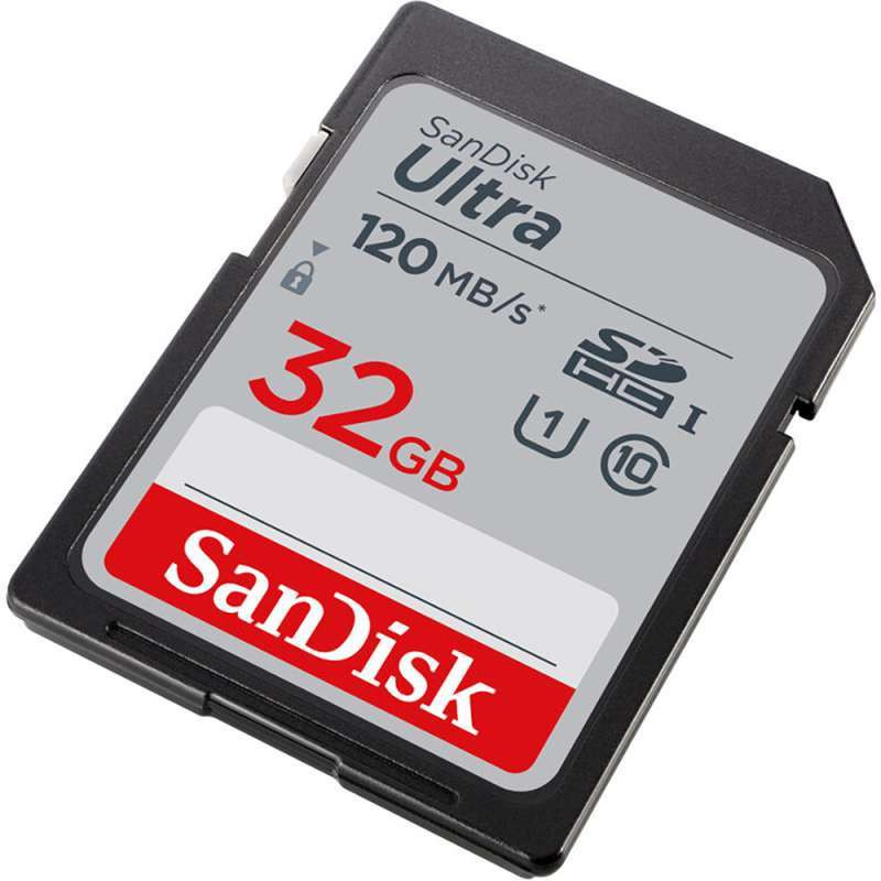 MEMORY SD CARD 32GB SANDISK ULTRA 120MB/S