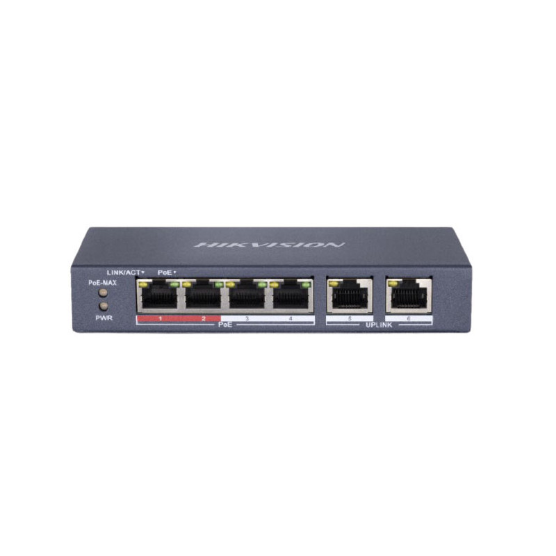 POE SWITCH 4P HIKVISION DS 3E0106P-E/M