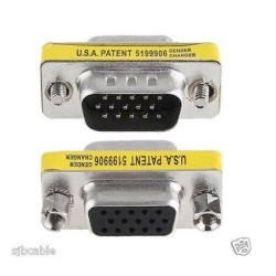 CONECTOR GENDER VGA M/F