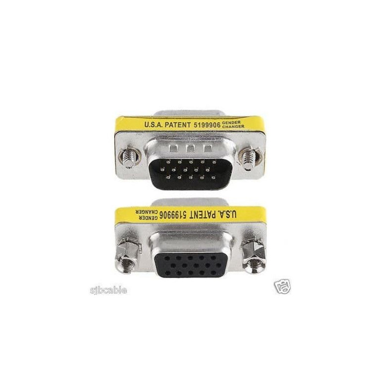CONECTOR GENDER VGA M/F