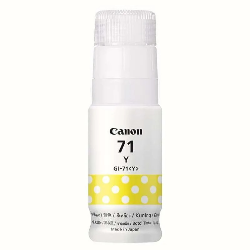 TINTA CANON 71 YELLOW
