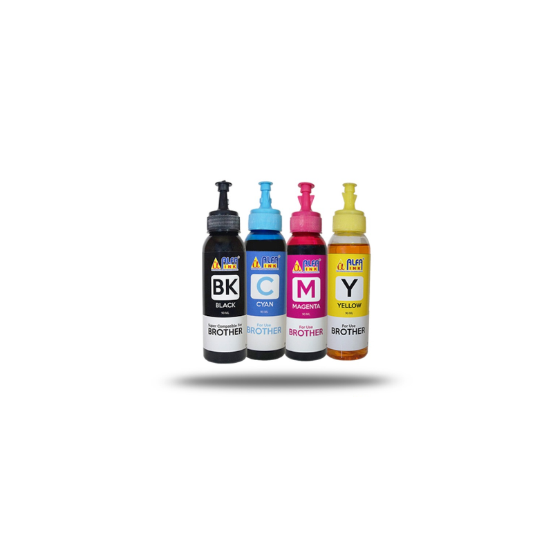TINTA ALFA INK BROTHER 90ML BLACK
